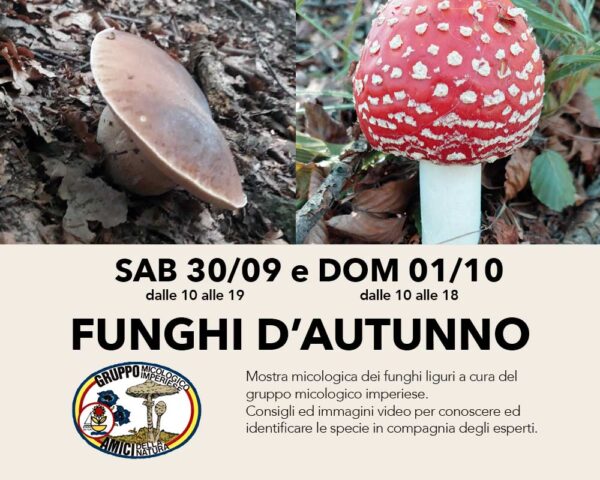 Funghi d'autunno - 30/09 e 01/10/23