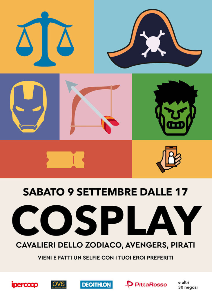 Locandina Cosplay 9 settembre 2023