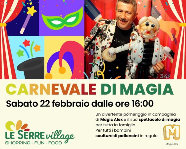 Carnevale di magia - 22 febbraio 2025